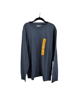 Eddie Bauer Men's Long Sleeve Blue Crewneck T-Shirt Size M